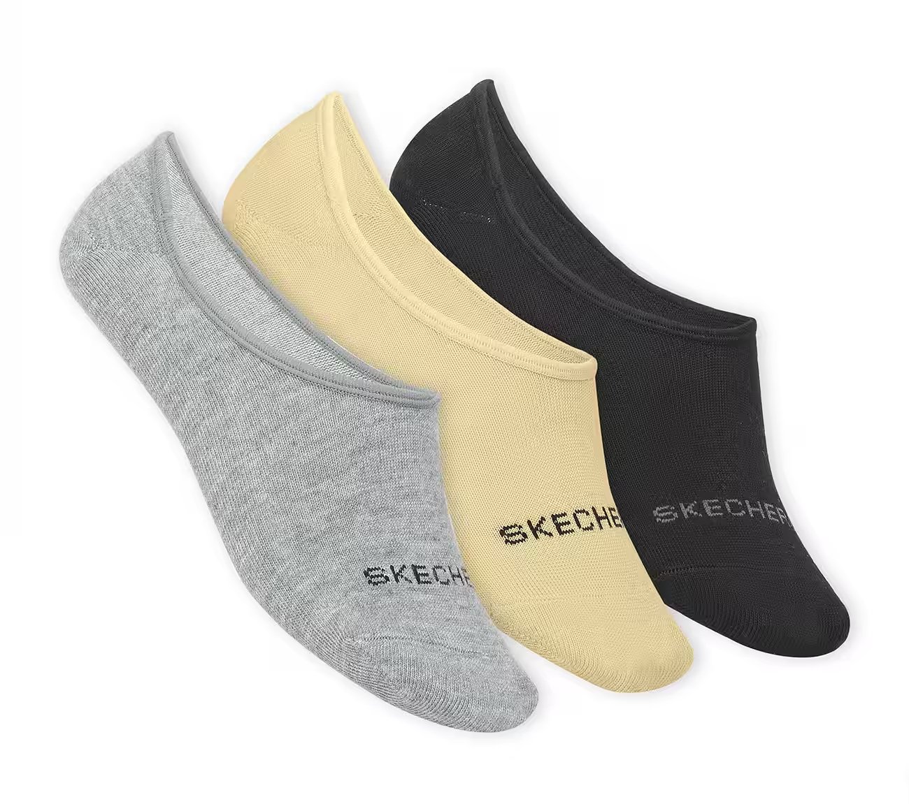 3 Pack WOMENS NON TERRY LINER SOCKS, MMULTI Accessories Lateral View