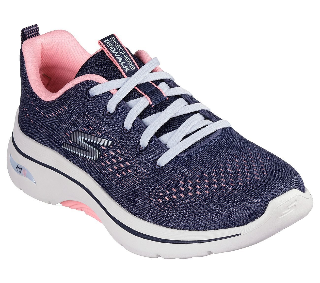 GO WALK ARCH FIT 2.0 - VIVID, NAVY/HOT PINK Footwear Top View