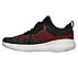 GO RUN FAST, CHARCOAL /BURGUNDY Footwear Left View