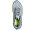 GO RUN ELEVATE 2, GREY/LIME Footwear Top View