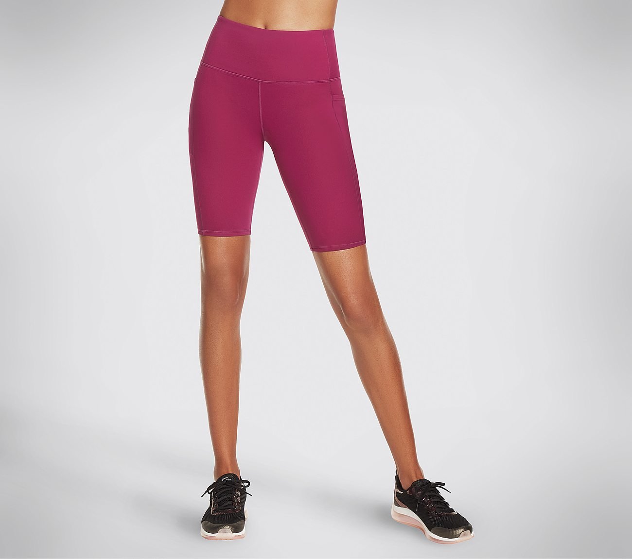 GOFLEX HW 10 BIKE SHORT, MAGENTA Apparels Lateral View