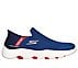 Skechers Slip-ins: GO WALK Massage Fit - Current, NAVY/RED