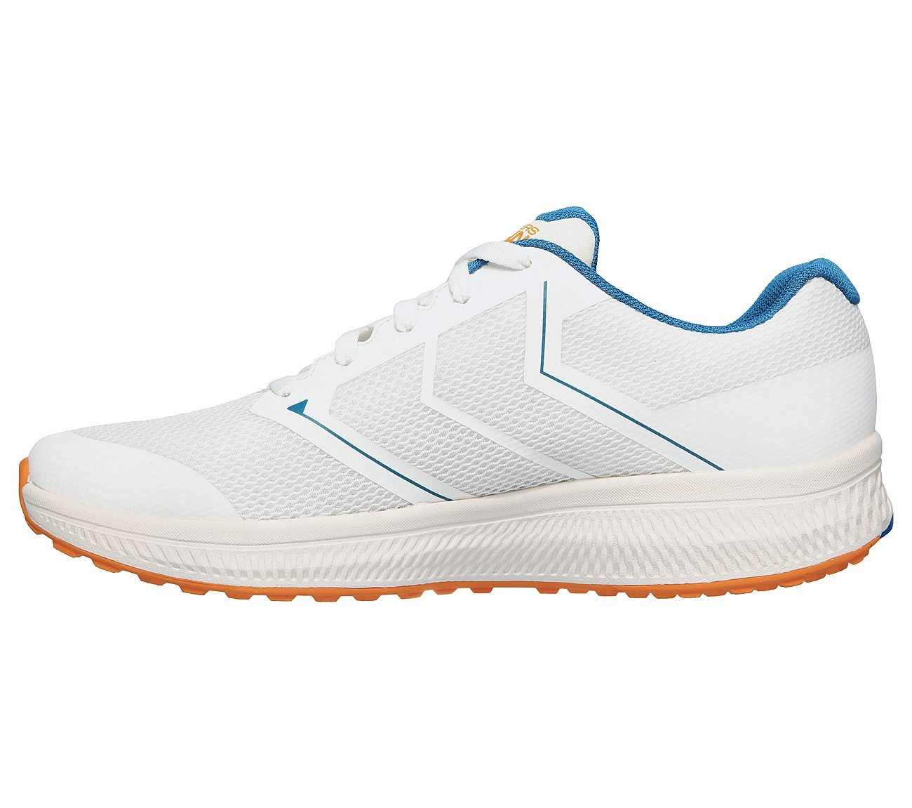 GO RUN CONSISTENT - TRACEUR, WHITE BLUE ORANGE Footwear Left View