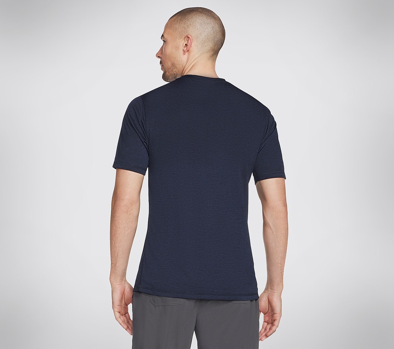 GODRI CHARGE DASH T-SHIRT, NNNAVY Apparel Top View