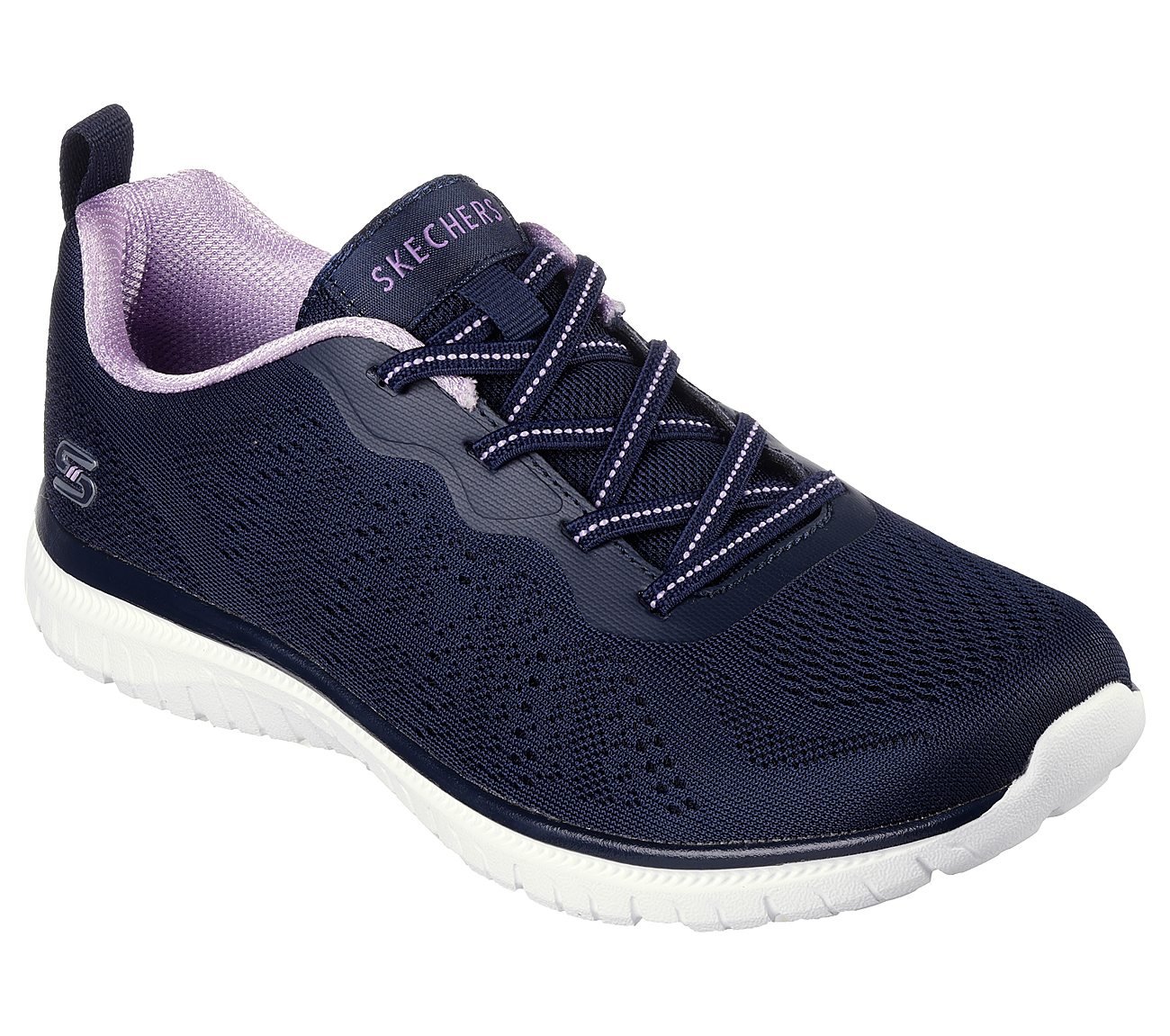 VIRTUE, NAVY/LAVENDER Footwear Right View