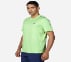 GODRI SWIFT SS T-SHIRT, LIME/GREEN Apparel Top View