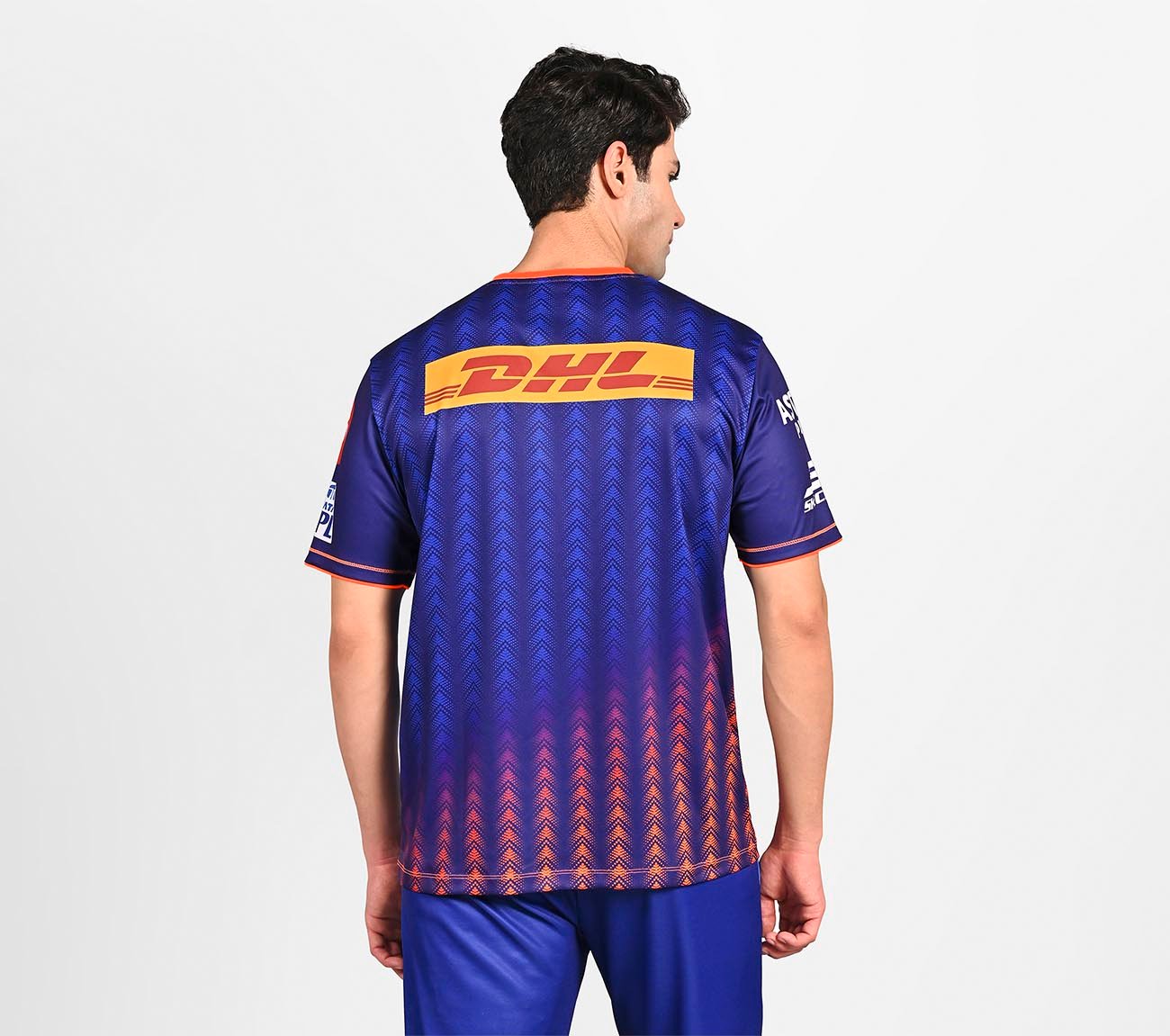 MUMBAI INDIANS: IPL TRAINING REPLICA JERSEY 2025, ROYAL/NAVY/LIME Apparel Left View