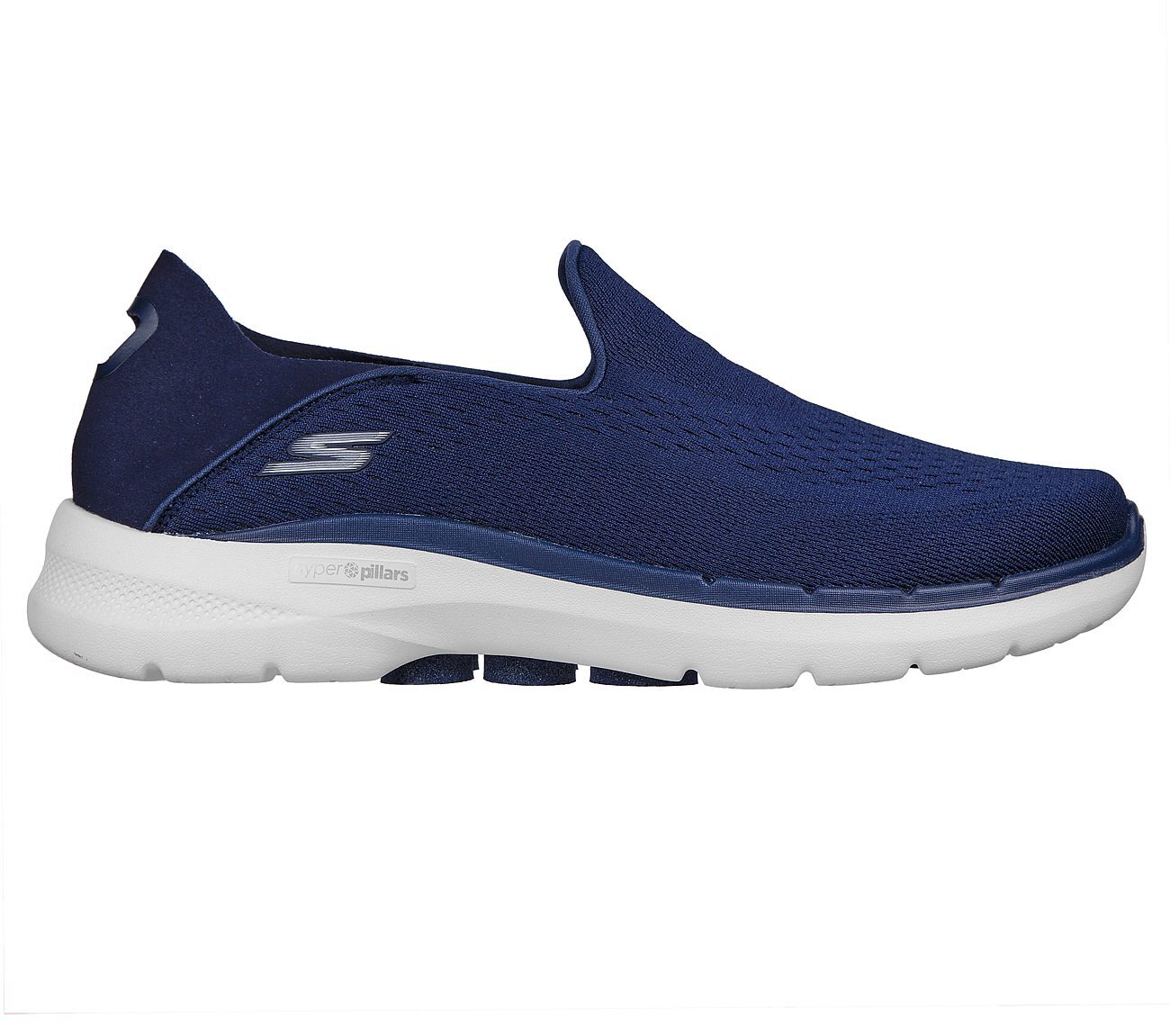 Skechers Navy Go Walk 6 Traverse Mens Lace Up Shoes Style ID: 216269 ...