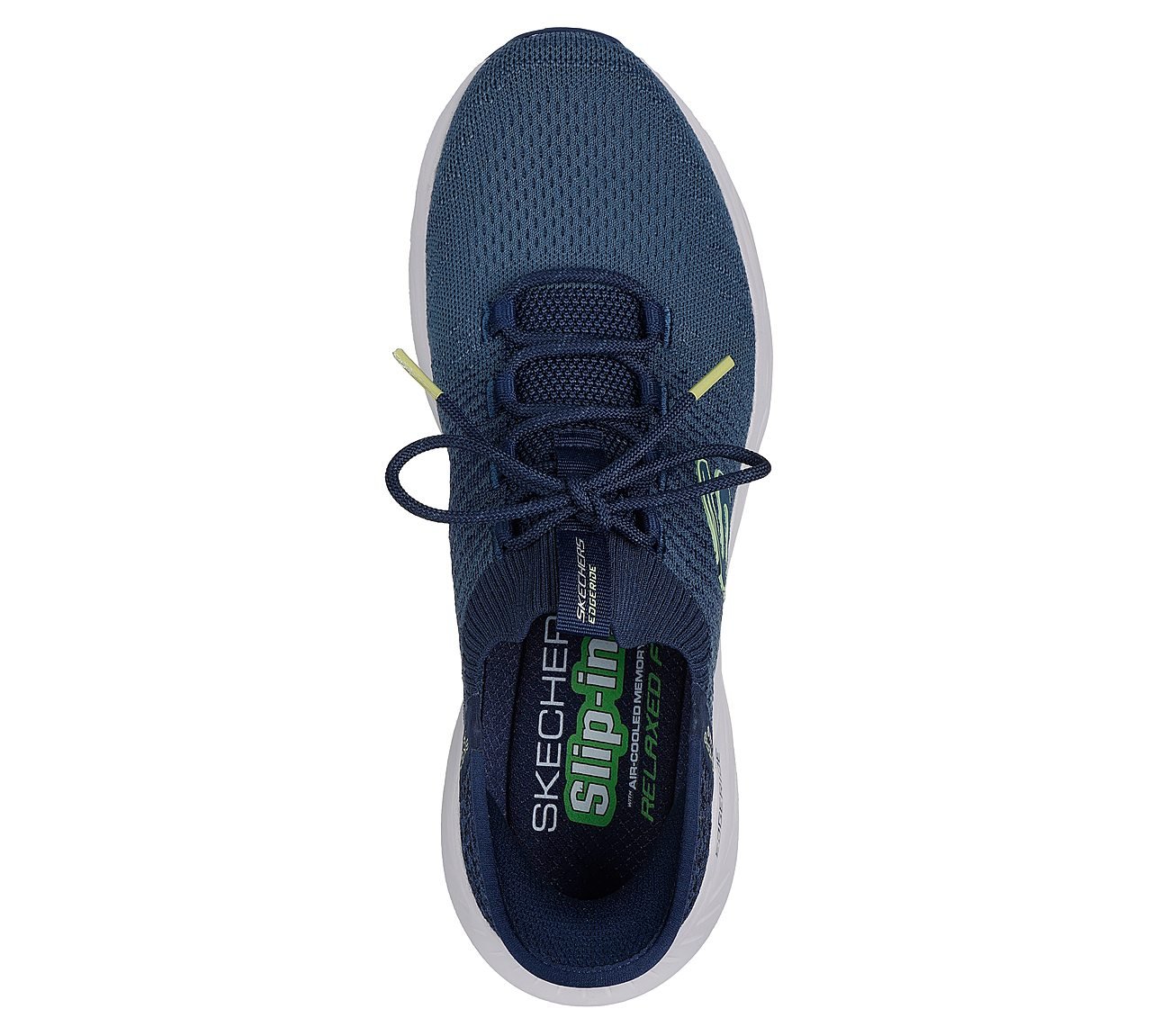 EDGERIDE - RAYGO, NAVY/LIME Footwear Top View