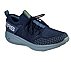 GO RUN FAST, NAVY/LIME Footwear Lateral View