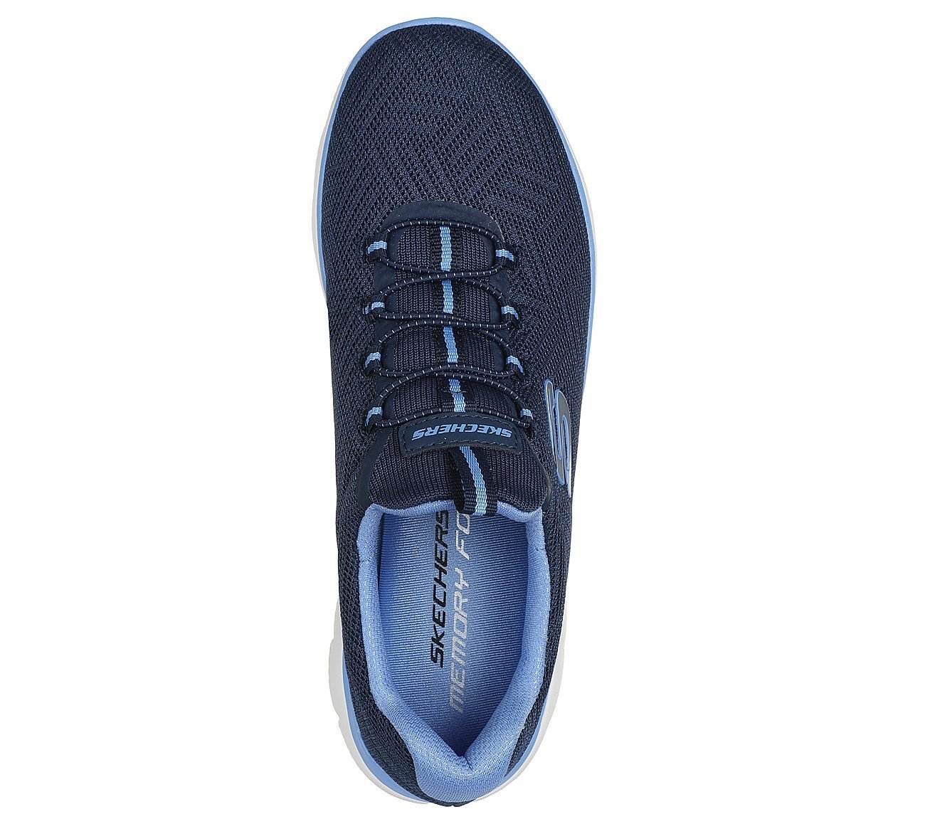 SUMMITS - ARTISTRY CHIC, NAVY/BLUE Footwear Top View