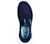 Skechers Slip-ins Max Cushioning Arch Fit - Fluidity, NAVY/BLUE Footwear Top View