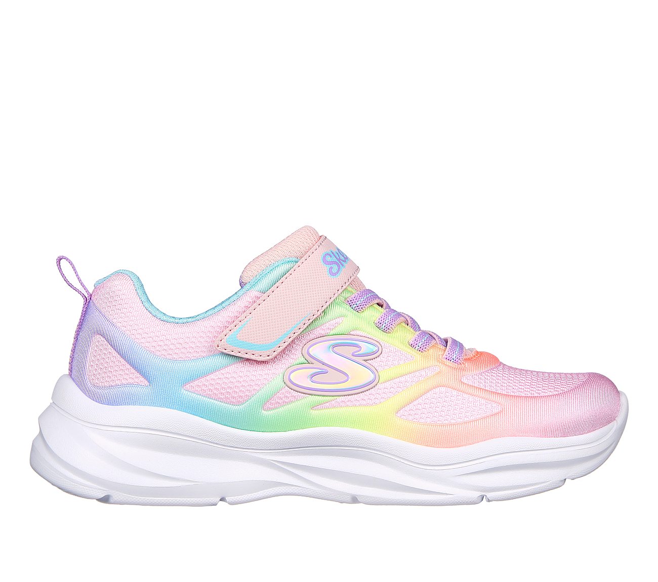 POWER JAMS, LIGHT PINK/MULTI Footwear Lateral View