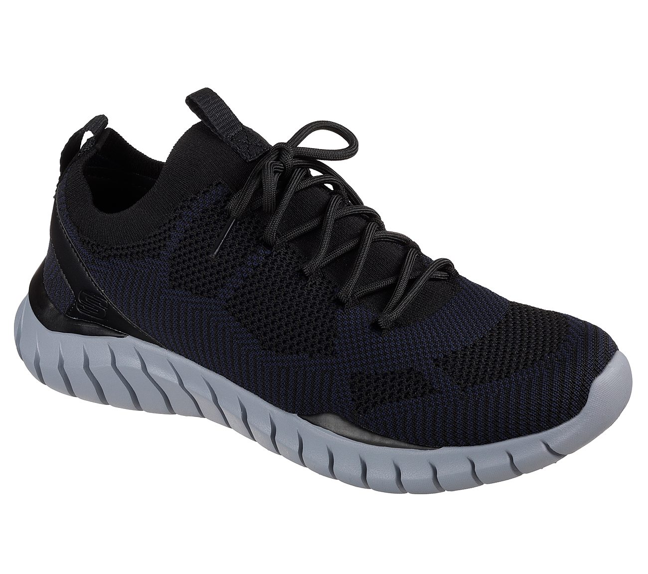 Skechers overhaul black running on sale shoes