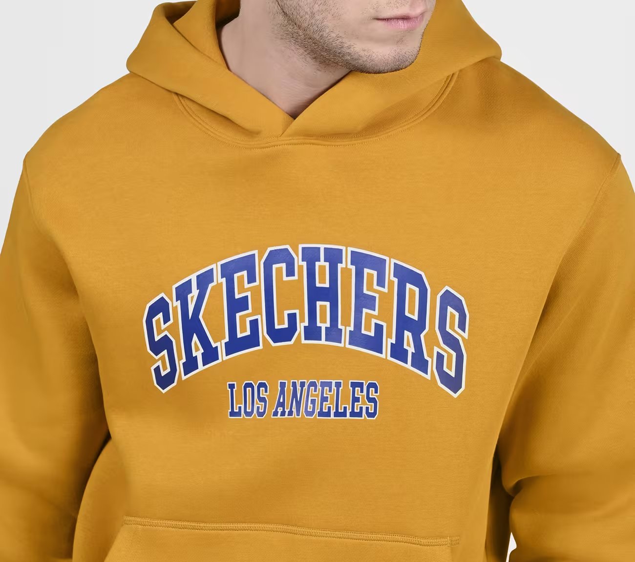 SKECH-SWEATS LA HOODIE, GOLD Apparels Right View