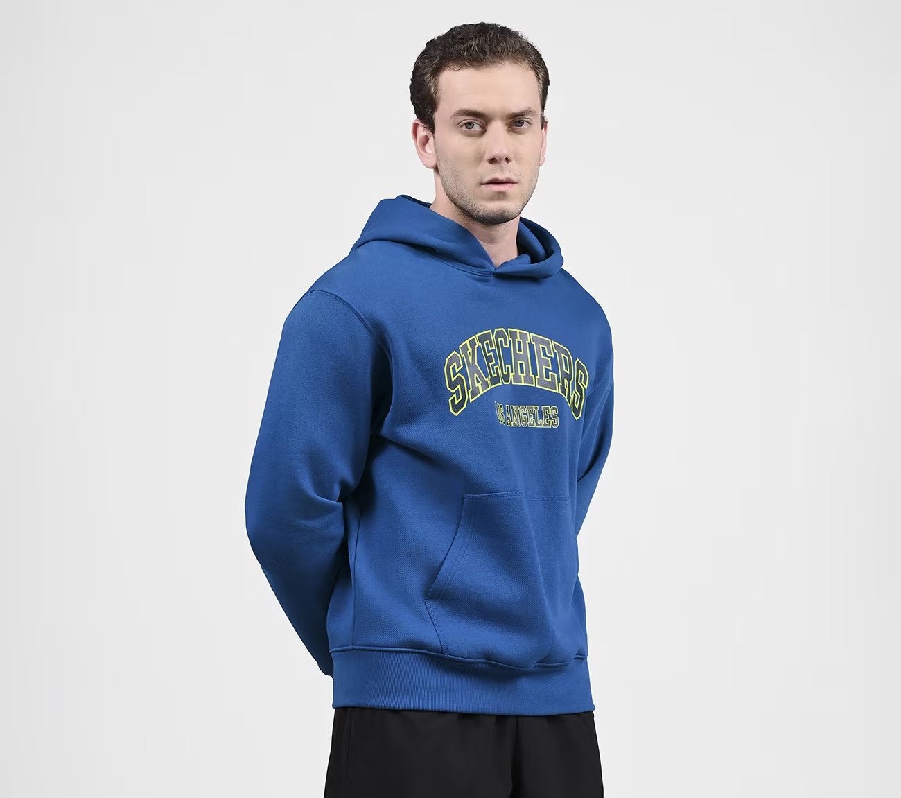 SKECH-SWEATS LA HOODIE, ROYAL Apparel Bottom View