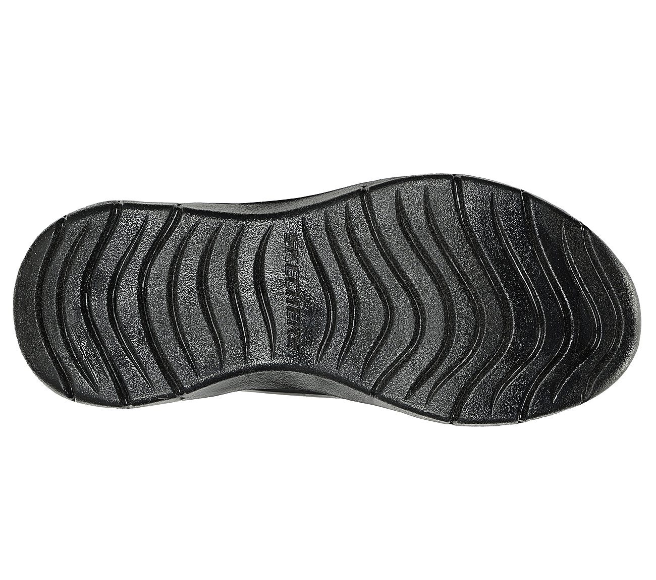 SKECH FAST ICE, BBLACK Footwear Bottom View