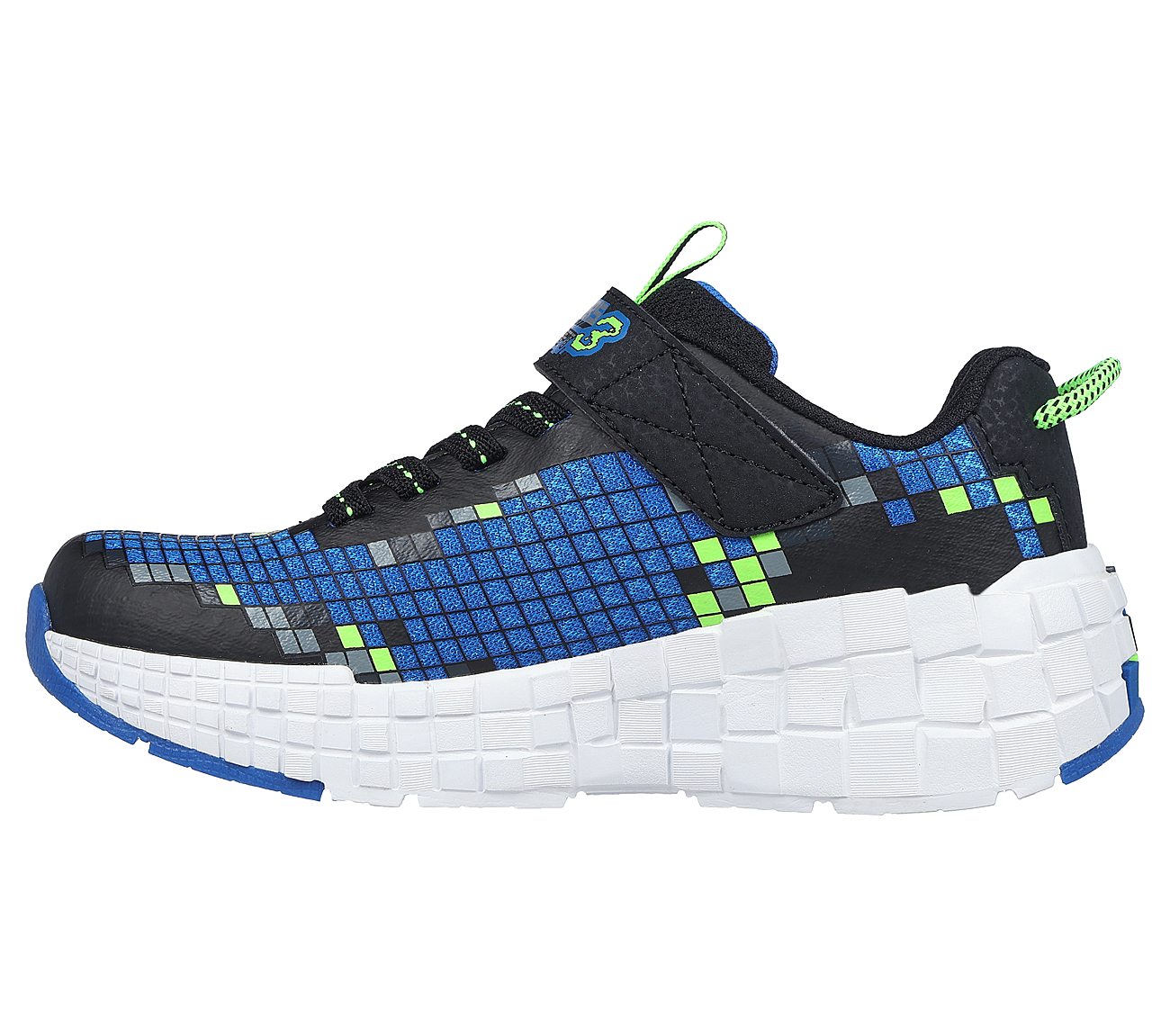 MEGA-CRAFT 3, BLACK/BLUE/LIME Footwear Left View