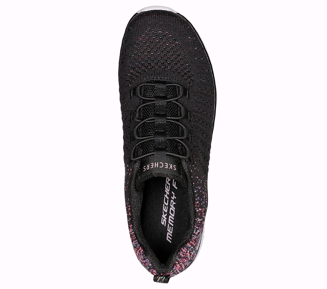 VIRTUE, BLACK/PINK Footwear Top View