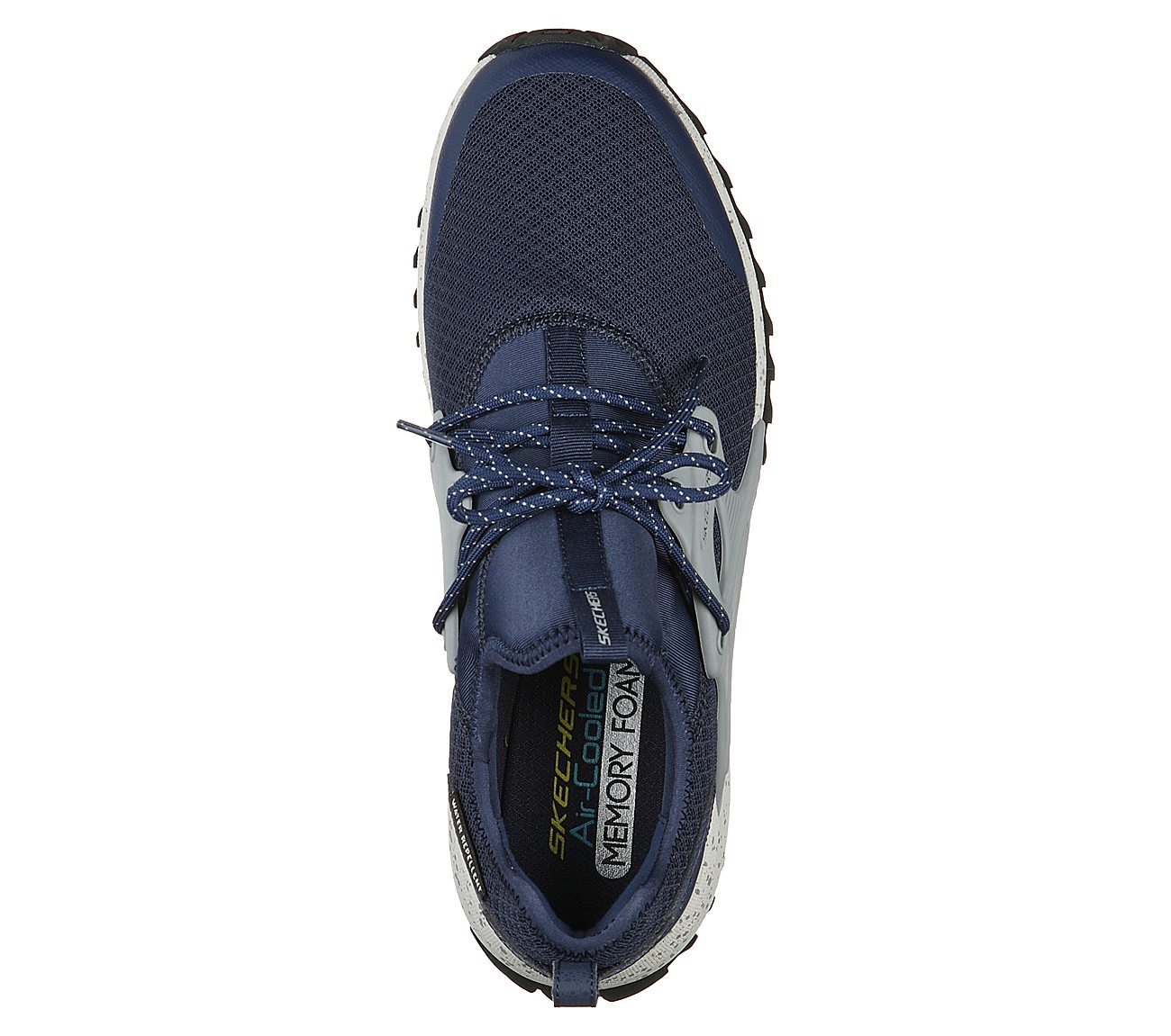 SKECHERS BIONIC TRAIL, NAVY/GREY Footwear Top View