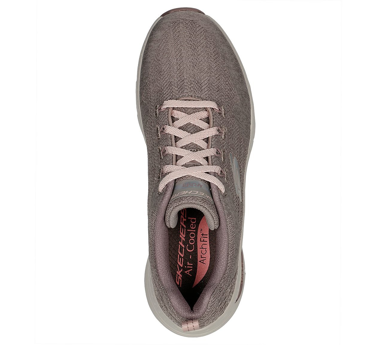 ARCH FIT - COMFY WAVE, DARK TAUPE Footwear Top View