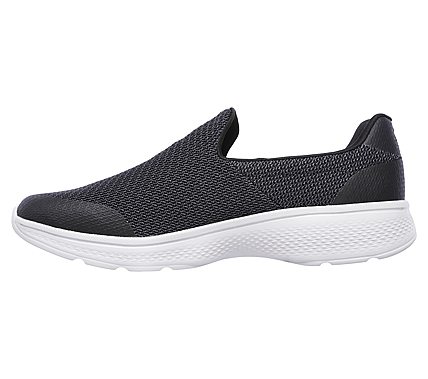 Skechers Black/Grey Go Walk 4 Slip On Shoes For Men - Style ID: 54155 ...