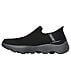 Skechers Slip-ins: GO WALK Massage Fit - Current, BLACK/GREY Footwear Left View