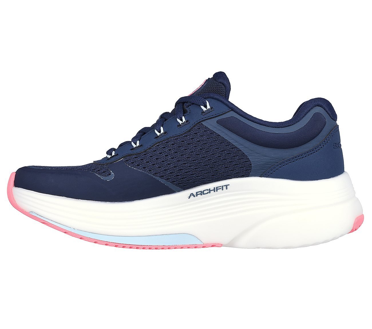 GO WALK DISTANCE WALKER - FRESH LOOK, NAVY/PINK Footwear Left View