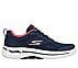 GO WALK ARCH FIT, NAVY/CORAL Footwear Lateral View