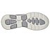 GO WALK 5 - EASY GOING, GREY Footwear Bottom View