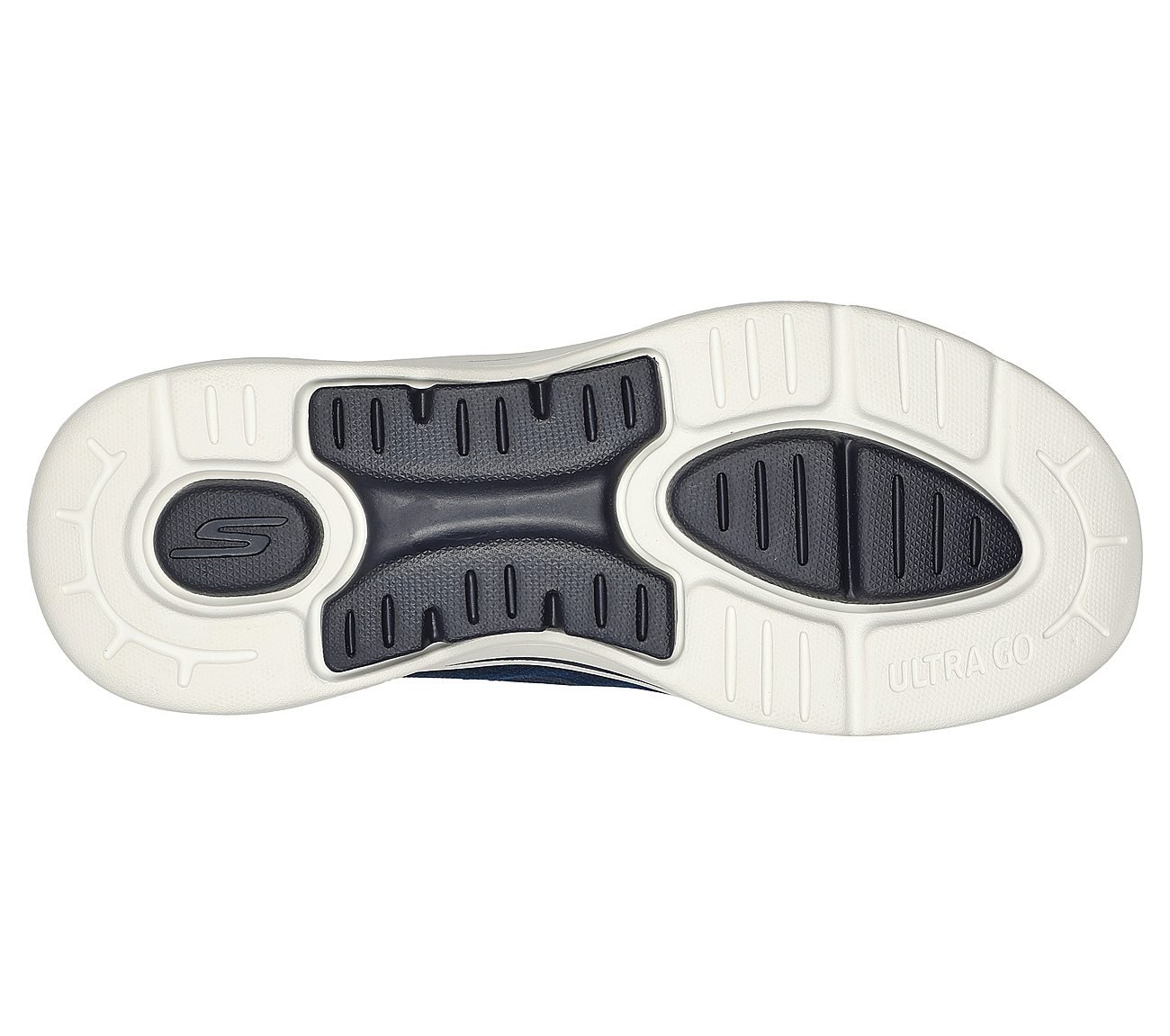 GO WALK ARCH FIT, NAVY/CORAL Footwear Bottom View