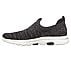 GO WALK 5 - TRENDY, BLACK/GREY Footwear Left View