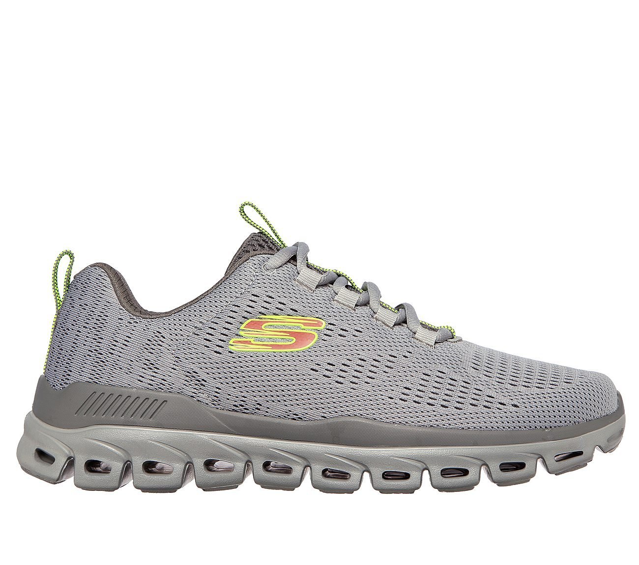 GLIDE-STEP - FASTEN UP, GREY Footwear Lateral View