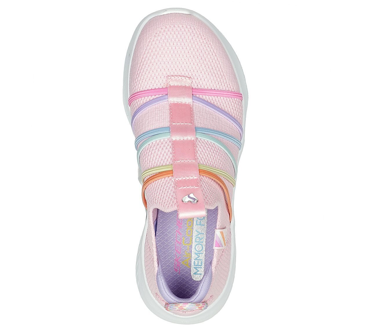 ULTRA FLEX 3, LIGHT PINK/MULTI Footwear Top View