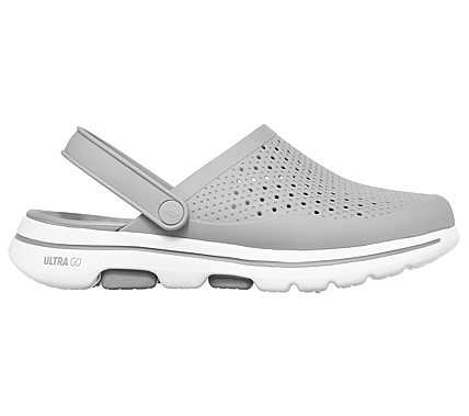 GO WALK 5-ASTONISHED, GREY/WHITE Footwear Right View