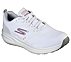 GO RUN RIDE 8, WHITE/PURPLE Footwear Lateral View