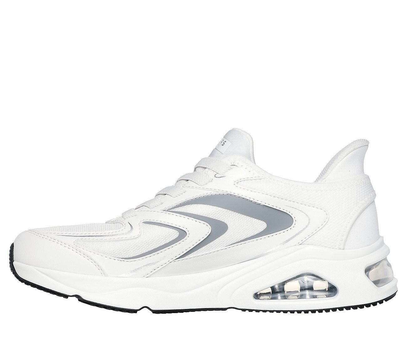 TRES-AIR UNO - VISION-AIRY SLIP-INS, WHITE/GREY Footwear Left View