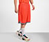 BASKETBALL PRINTED SHORTS, WHITE/BLACK/ORANGE