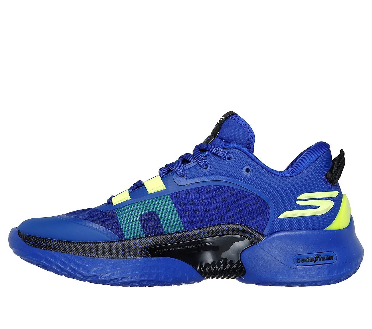 SKX RESAGRIP- Basketball, BLUE/BLACK Footwear Left View