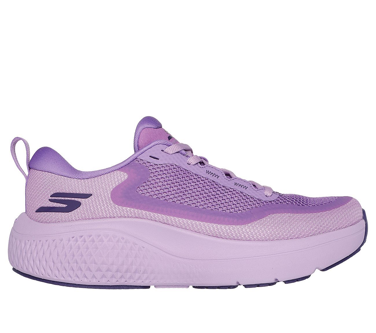 GO RUN SUPERSONIC MAX, LAVENDER Footwear Lateral View