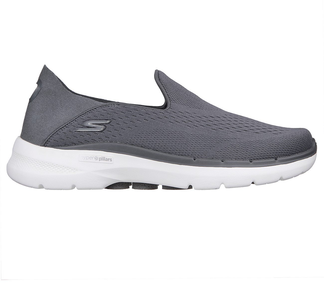 GO WALK 6 - TRAVERSE, CCHARCOAL Footwear Right View