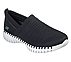 GO WALK SMART - WISE, BLACK/WHITE Footwear Lateral View