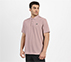 SKECHERS ESSENTIAL POLO, HOT PINK/GRAY