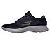 GO WALK 4, NAVY/GREY Footwear Left View