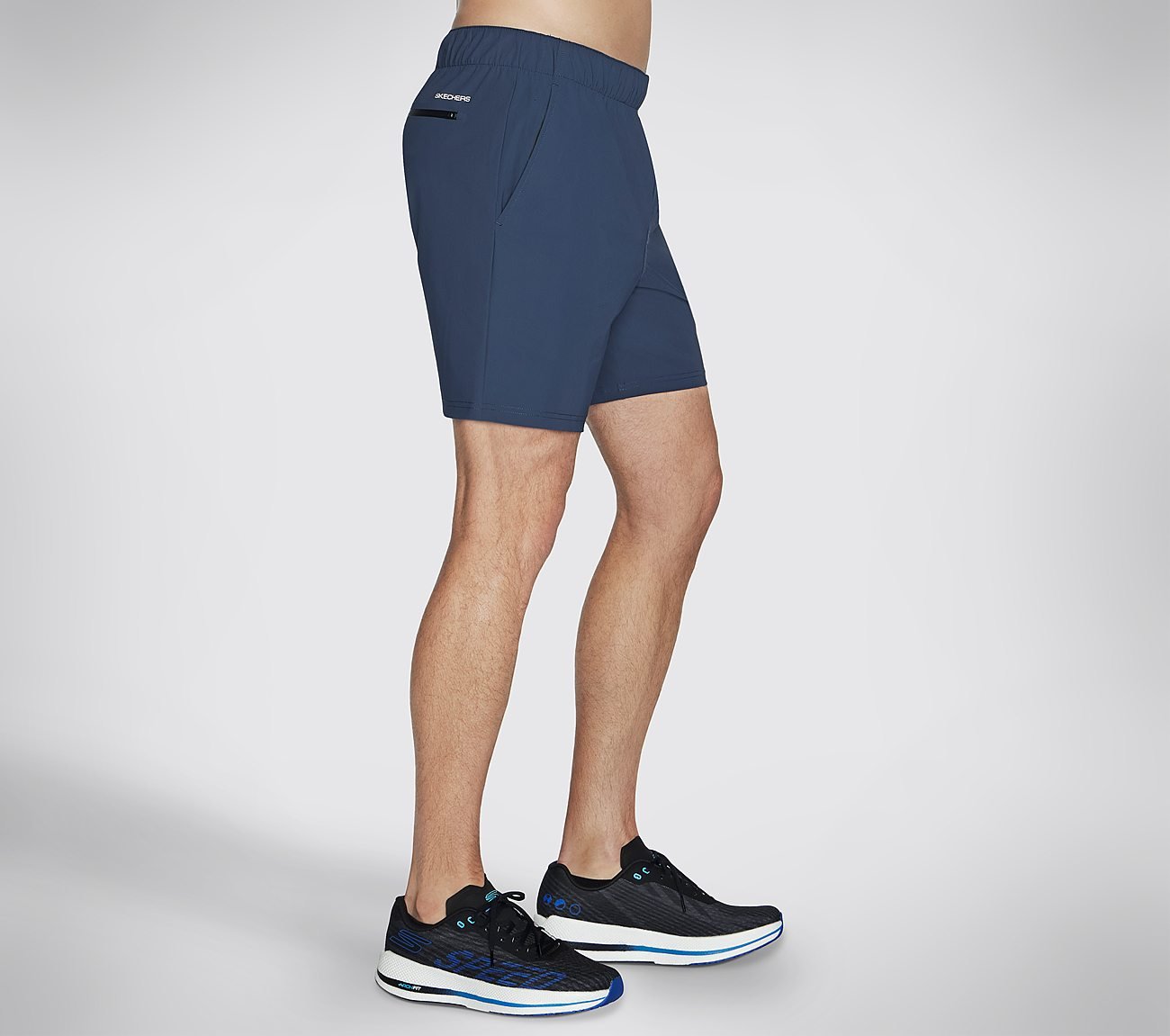 GOSTRETCH ULTRA  7" SHORT, CHARCOAL Apparel Left View