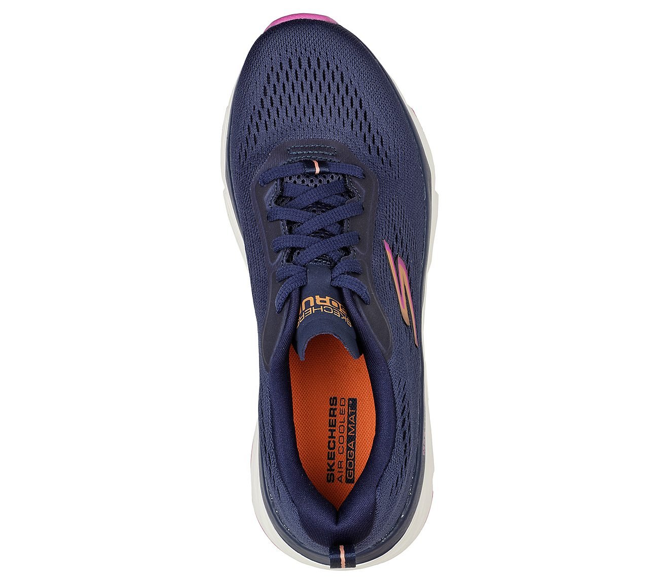 Skechers Navy Max Cushioning Elite Destin Womens Running Shoes - Style ...