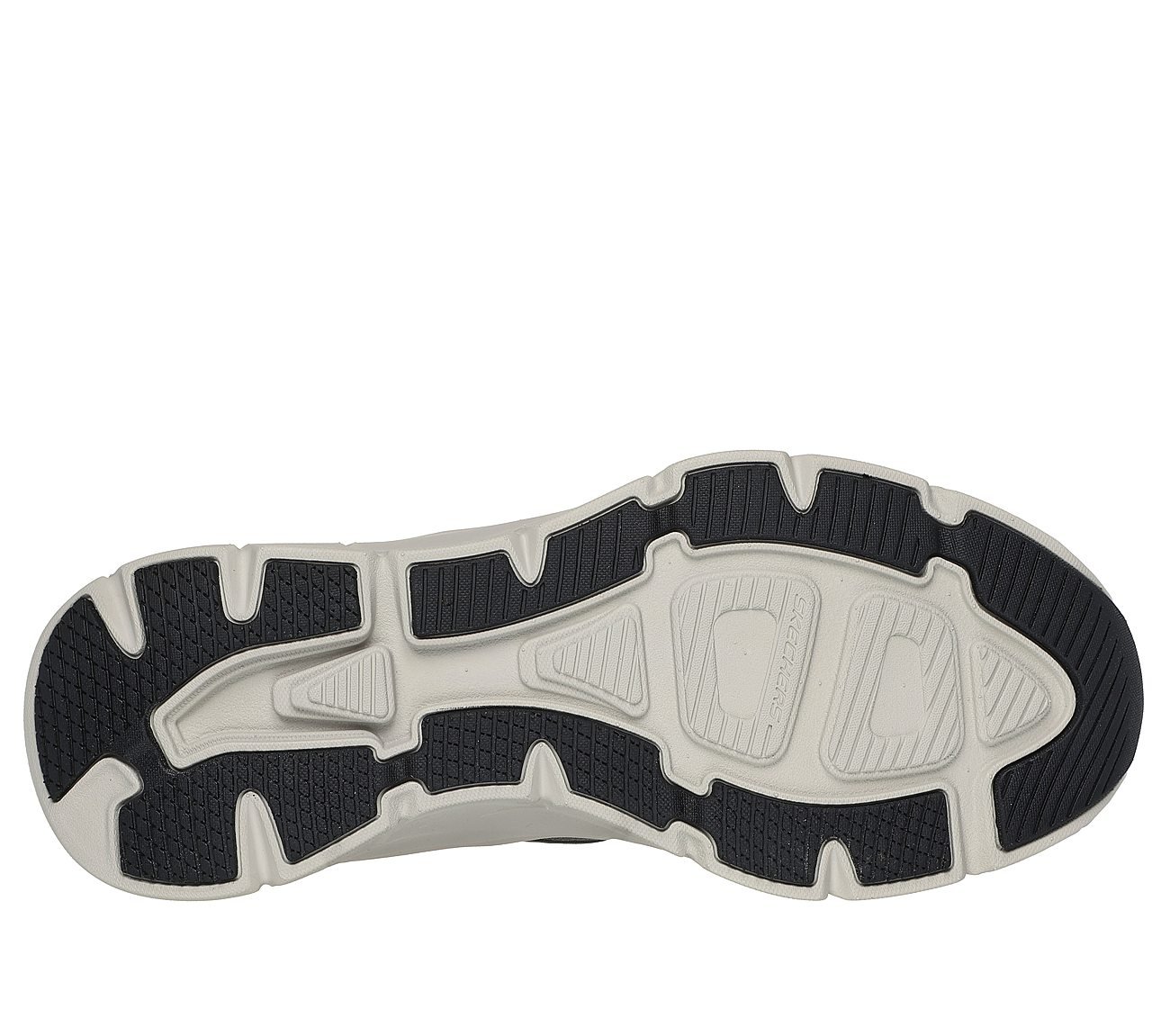 SKECHERS SLIP-INS RF: D'LUX WALKER 2.0 - REELER, CCHARCOAL Footwear Bottom View