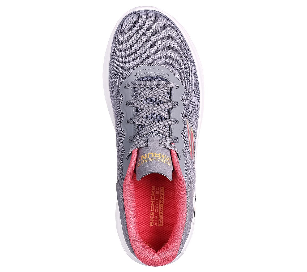 GO RUN 7.0 - DRIVEN, GREY Footwear Top View