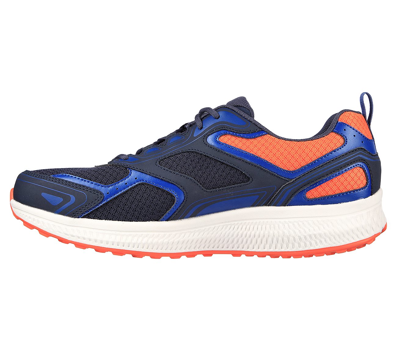 Skechers Navy/Orange Go Run Consistent Vestige Running Shoes For Men ...