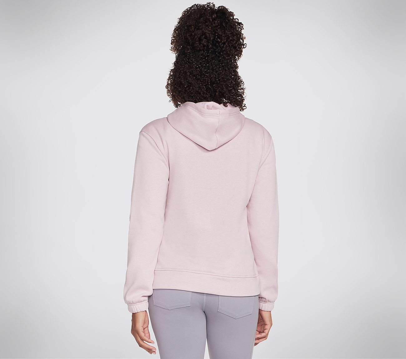 LA DREAMS PULLOVER HOODIE, PINK/LAVENDER Apparels Top View